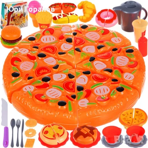 Фаст Фууд комплект за игра Kruzzel, снимка 2 - Образователни игри - 47756641