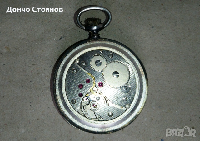 Стар сребърен джобен часовник "Aero Watch Neuchatel" / Swiss Made / 17 Jewels за ремонт или за части, снимка 10 - Джобни - 53651172