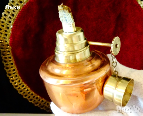 Медна тенджера със стойка,меден спиртник,фондю. , снимка 12 - Антикварни и старинни предмети - 52496138