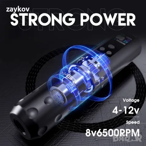 Безжична писалка за татуировки Dragonhawk 2.4-4.2MM

, снимка 5 - Друга електроника - 49185620