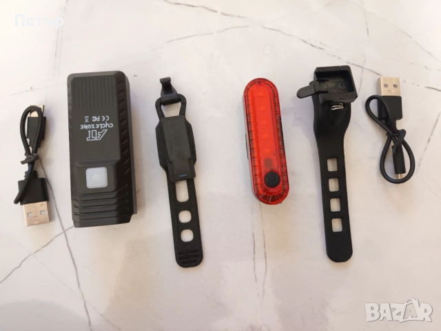 LED фар и стоп за велосипед, колело, Лед, снимка 2 - Аксесоари за велосипеди - 51980361