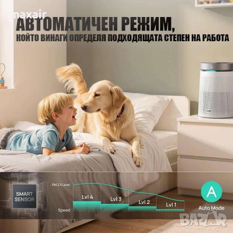 Пречиствател за въздух DREO Macro 606 (до 15-17 м2) * Гаранция 2 години, снимка 6 - Овлажнители и пречистватели за въздух - 53742680