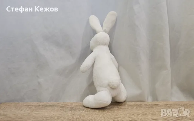 Плюшени бяло заек , снимка 2 - Плюшени играчки - 55943290
