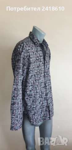 Hugo Boss Magneton_1 Slim Fit  Mens Size - S / М НОВО! ОРИГИНАЛ! Мъжка Риза!, снимка 4 - Ризи - 51040191