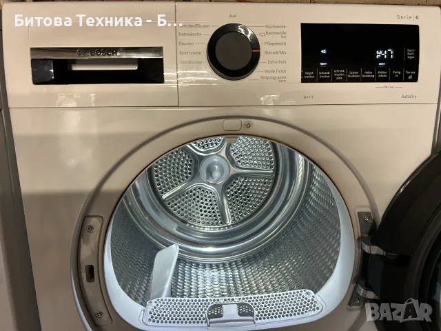 Сушилня Bosch Serie 6 A+++ 8кг AutoDry, снимка 3 - Сушилни - 55806563