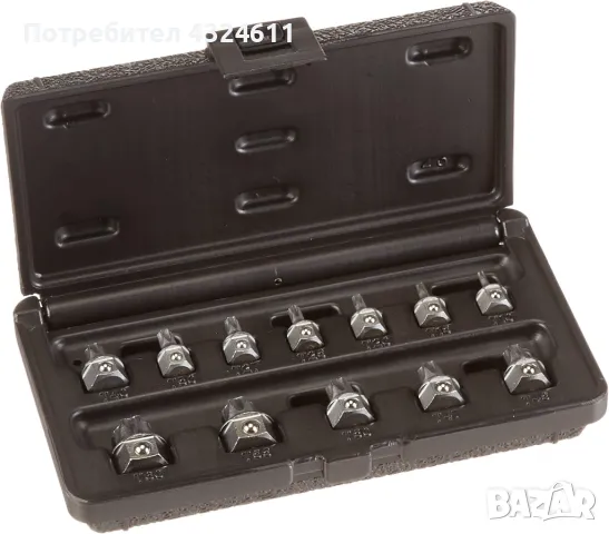 Комплект Torx битове E-Z Red T1000, автомобилни, индустриални и битови приложения, различен размер