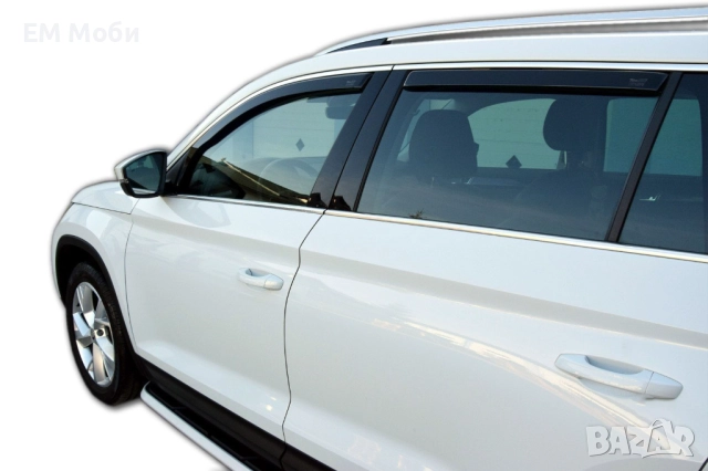 К-кт 4бр Ветробрани HEKO за Шкода SKODA Kamiq Karoq Kodiaq Rapid Roomster предни и задни, снимка 2 - Аксесоари и консумативи - 52292480