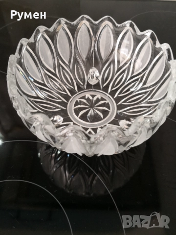 Кристални купи, ваза, латиера, снимка 17 - Сервизи - 49133345