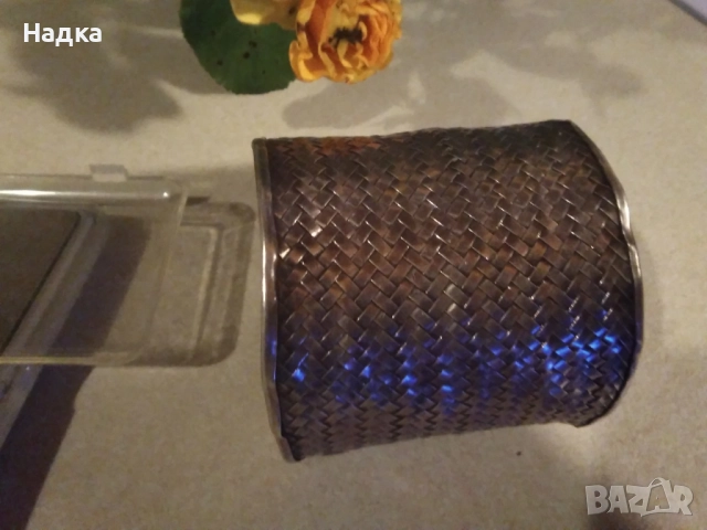 Дамска сребърна гривна, снимка 4 - Гривни - 52203677