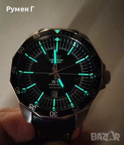 Vostok Europe Rocket N1 automatic, перфектен, 200м, бартер, снимка 8 - Мъжки - 53222134
