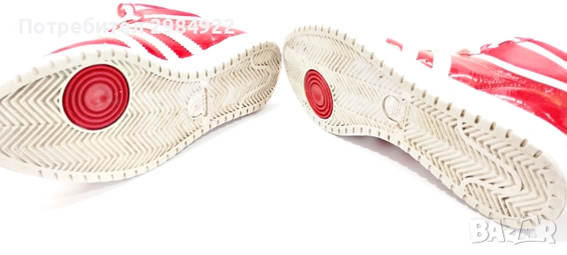 Редки червени маратонки Adidas Sleek Series Hi Top Размер 37 1/3 UK 4 1/2 G61361 US 6, снимка 17 - Маратонки - 52933029