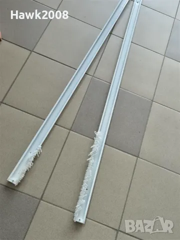 КОРНИЗ за пердета метален за таван 250 CM ДВОЙНА РЕЛСА, снимка 1