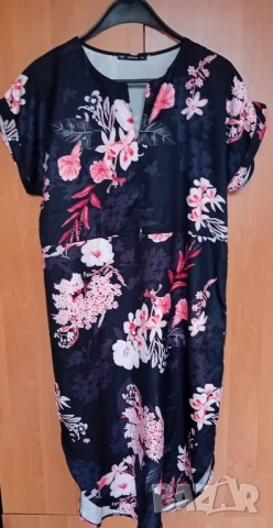 Цветна  дълга рокля, снимка 2 - Рокли - 51548453