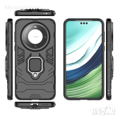 Huawei Mate 60 Pro Удароустойчив Ring Holder Калъф и Протектор, снимка 6 - Калъфи, кейсове - 50769720