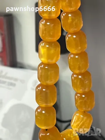  Броеница КОМБОЛОЙ от чист КАТАЛИН – 42 грама  , снимка 9 - Други ценни предмети - 49617956