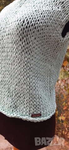 ръчно изплетен пуловер памук, снимка 7 - Блузи с дълъг ръкав и пуловери - 51876392