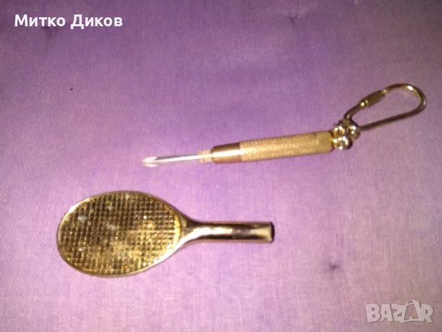 Ключодържател ракета за тенис метален с отвертка звезда, снимка 6 - Колекции - 41045771