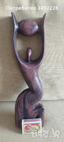 дърворезба масив за ценители отлична 30см , снимка 7 - Декорация за дома - 49882324