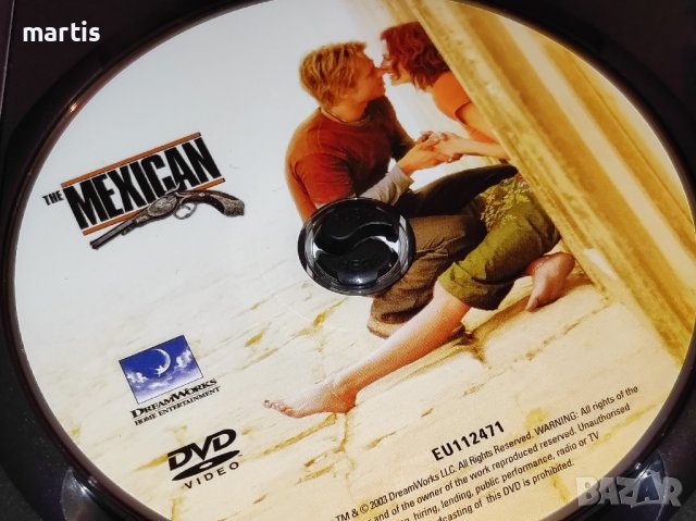 Мексиканецът ДВД, снимка 2 - DVD филми - 42205758