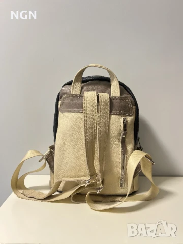 Уникална дамска раница от висококачествена естествена кожа., снимка 4 - Раници - 41644321