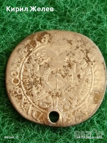 Сребърна монета 6 кройцера Леополд първи Австрия за КОЛЕКЦИЯ 52928, снимка 7 - Нумизматика и бонистика - 53095484