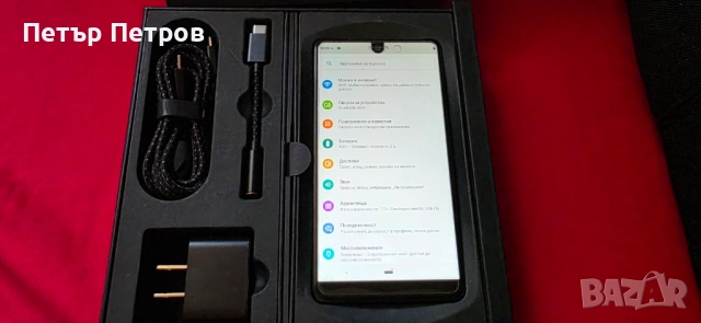 Essential PH-1 128GB  Black Moon ПЪЛЕН КОМПЛЕКТ!-чисто нов!, снимка 3 - Samsung - 52947534