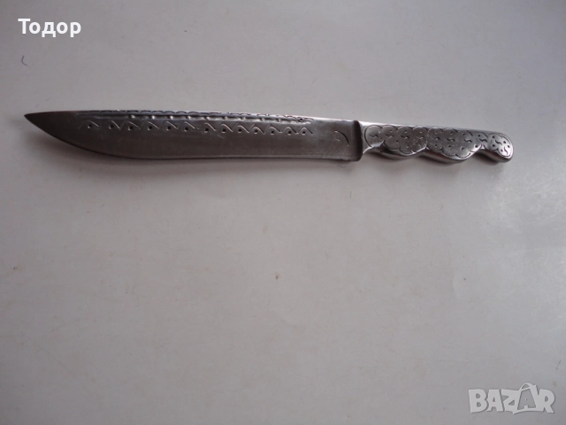 Страхотен ловен  нож гравюри 6, снимка 9 - Ножове - 52825081