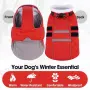 Ново Зимно яке за куче XL Lelepet водоустойчиво полар светлоотразителна дреха домашен любимец, снимка 3