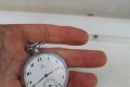 Джобен часовник ''Омега'' порцеланов циферблат 48 мм, снимка 2