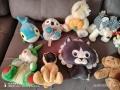 Кашон с плюшени играчки . Седяли са само за украса , не е играно с тях . Бухъла е ръкавица кукла. , снимка 2