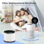 Пречиствател за въздух OMISOON с H13 HEPA, CADR 170 м³/ч и PM2.5 сензор, снимка 8