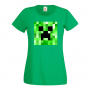 Дамска тениска Creeper Face 2 майнкрафт Minecraft,Игра,Забавление,подарък,Изненада,Рожден Ден., снимка 9