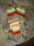 Ръчно плетени детски чорапи, снимка 1 - Чорапи - 38644446