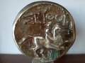 Антична бронзова монета, снимка 1 - Статуетки - 28835305