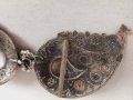 RRR Антикварни стари пафти сребро позлата филигран емайл изумруд 18 век, снимка 10