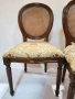 Чифт класически столове с ратанова облегалка, снимка 8