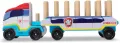 Дървен камион с кубчета с азбуката Melissa & Doug Сортер камион с аксесоари Paw Patrol, снимка 7
