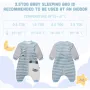 Висококачествен спален чувал със сваляеми ръкави 9-12м / 80см, LEERIJA/VINE BABY, снимка 6
