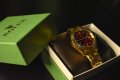 Rolex Oyster Perpetual Date Quartz - Златно с Червено, снимка 2
