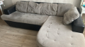 Разтегателен диван с лежанка, ракла и механизъм, снимка 1 - Дивани и мека мебел - 44824827