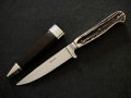 Немски ловен нож (nicker).  Нож от колекцията Linder (Stephan Rosenkaimer). , снимка 1 - Ножове - 39054462