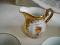 Позлатен Порцеланов Антикварен Колекционерски Сервиз За Кафе На Бавария-Йосип Броз Тито-Лукс, снимка 9