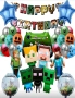 Парти сет украса Minecraft, Roblox, Fortnite и Game on, снимка 1