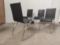 Комплект трапезни дизайнерски столове, снимка 2