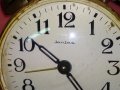JANTAR MADE in USSR Стар РУСКИ БУДИЛНИК МЕХАНИЧЕН НАСТОЛЕН ЧАСОВНИК ЯНТАР СССР 43674, снимка 2