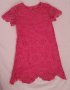 Тъмно розова рокличка по тялото, снимка 1