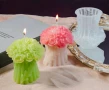 3D цветя завързани на букет с пандела силиконов молд форма фондан шоколад смола гипс свещ декор, снимка 1