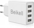 Висококачествено зарядно Beikell с 4 USB порта, Smart output, 25 W