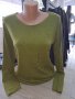 Мека блузка с ангора в зелено , снимка 3