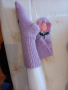 Ръчно плетени дамски чорапи размер 38, снимка 1 - Дамски чорапи - 44569693